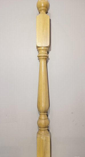 Столб пригласительный  "Лебедь" 1200*80*80 Дуб