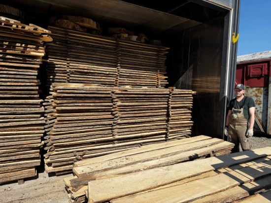 Доска столярная Липа необрезная 30 мм