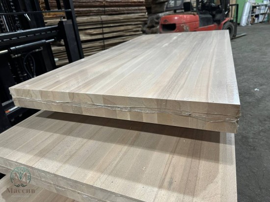 Мебельный щит Бук 40*800*1500 цельноламельный